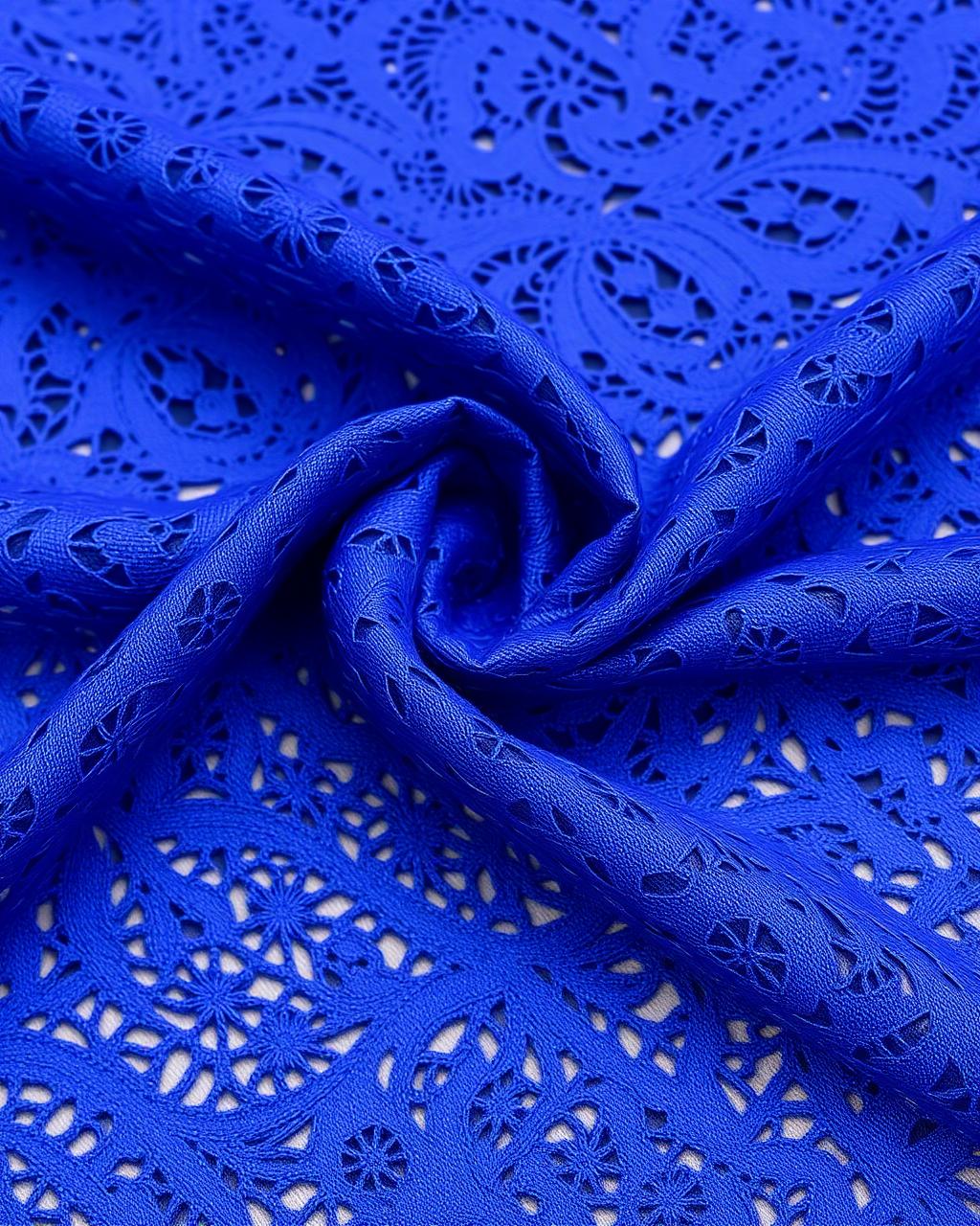 Royal Blue Swiss Voile